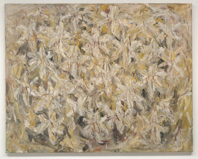 Witte lelies/herfst II