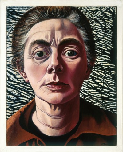 Zelfportret met wintertakken