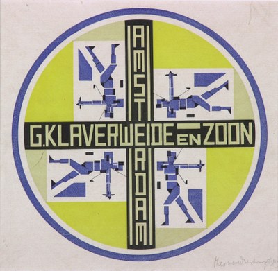 Zonder titel (ontwerp voor G. Klaverweide en Zn., Amsterdam